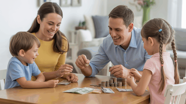famille jeu argent