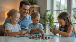 famille table argent lumiere