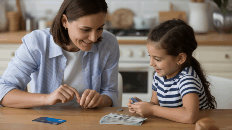 parent enfant argent