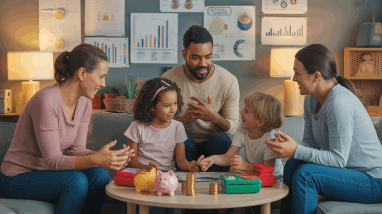 parents enfants discussion finances