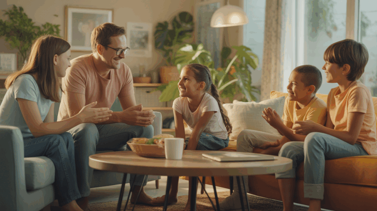 salon familial discussion